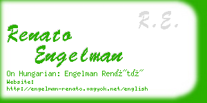 renato engelman business card